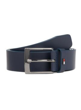 Tommy Hilfiger Adan Leder Gürtel Blau Herren