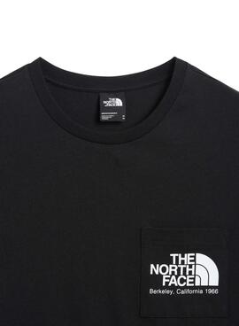 T-Shirt The North Face Barkeley California Schwarz