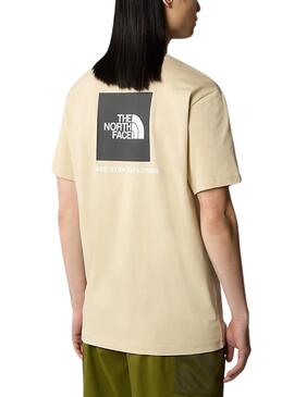 T-Shirt The North Face Redbox Beige für Herren.