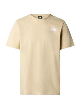 T-Shirt The North Face Redbox Beige für Herren.