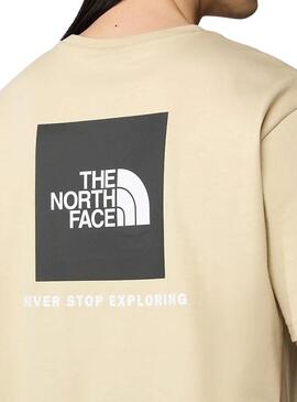T-Shirt The North Face Redbox Beige für Herren.