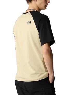 T-Shirt The North Face Raglan Easy Beige Herren