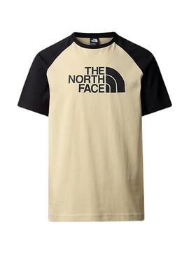 T-Shirt The North Face Raglan Easy Beige Herren