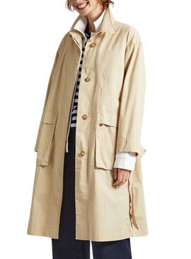 Trenchcoat Pepe Jeans Tai Beige für Damen