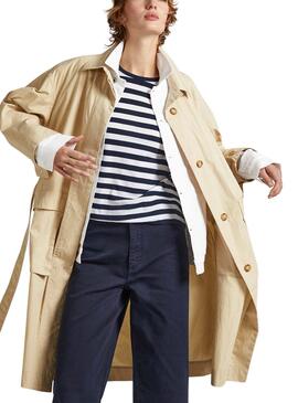 Trenchcoat Pepe Jeans Tai Beige für Damen