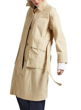 Trenchcoat Pepe Jeans Tai Beige für Damen