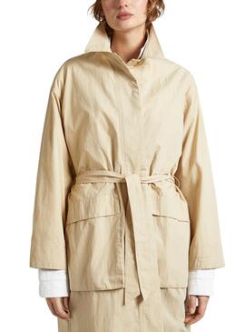 Trenchcoat Pepe Jeans Tai Beige für Damen