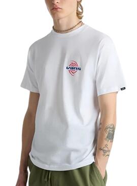 T-shirt Vans Loch Weiß für Herren