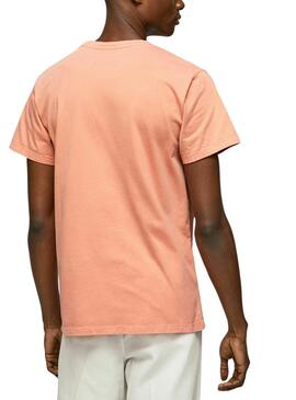 T-Shirt Pepe Jeans Jacko Orange für Herren.
