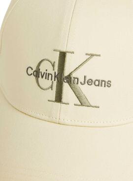 Mütze Calvin Klein Monogramm Beige für Herren