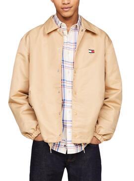 Tommy Jeans Coach Jacke Beige für Herren