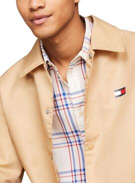 Tommy Jeans Coach Jacke Beige für Herren