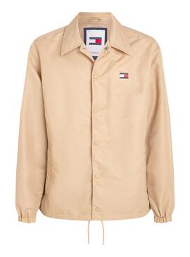 Tommy Jeans Coach Jacke Beige für Herren