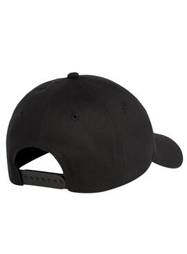 Schwarze Calvin Klein Institutional-Mütze für Damen.