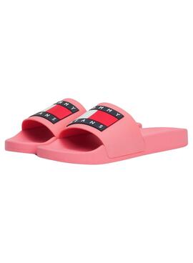  Flip-Flops Tommy Jeans Flag Rosa für Damen