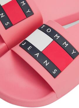  Flip-Flops Tommy Jeans Flag Rosa für Damen