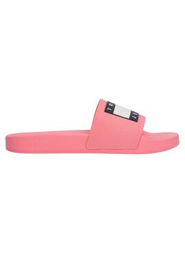  Flip-Flops Tommy Jeans Flag Rosa für Damen