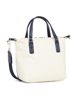 Handtasche Tommy Hilfiger Poppy Small Beige für Damen