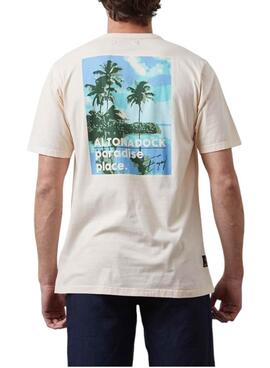 T-Shirt Altonadock Paradise Lachsfarben für Herren