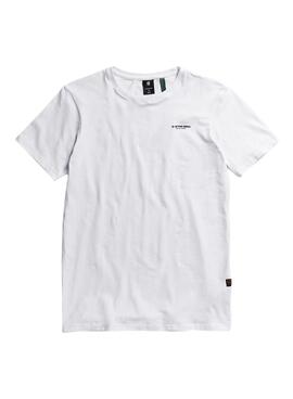 T-Shirt G-Star Slim Base Weiß für Herren