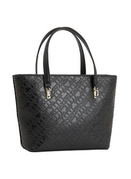 Tasche Tommy Hilfiger Refined Mini Tote Schwarz Damen