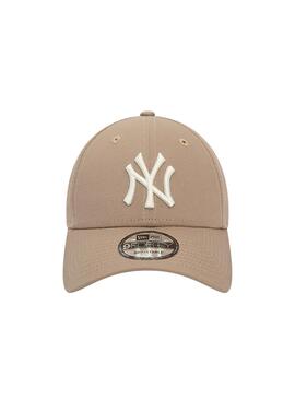 Mütze New Era New York Yankees League 9FORTY Beige.