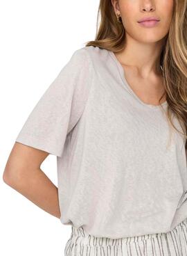 T-shirt Only Elise Beige für Damen