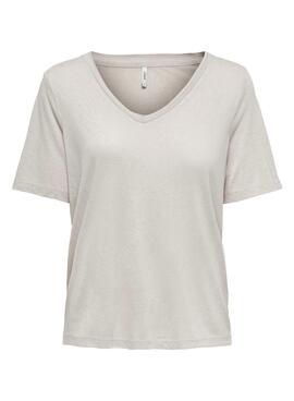 T-shirt Only Elise Beige für Damen