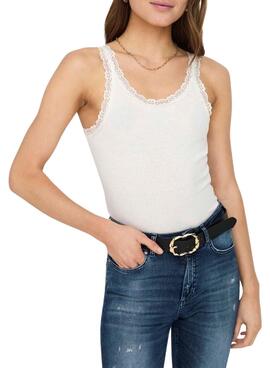 T-shirt Only Sharai Weiß für Damen