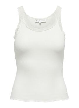 T-shirt Only Sharai Weiß für Damen