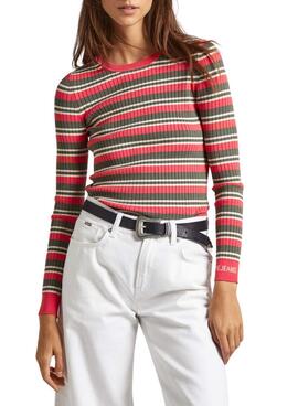 Pullover Pepe Jeans Gabriela gestreift für Damen