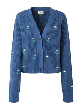 Pepe Jeans Greer Blue Jacket für Damen