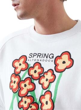 Sweatshirt Altonadock Frühling Weiß für Damen