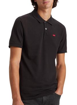 Polo Levis Housemark Schwarz für Herren