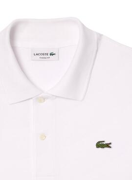 Poloshirt Lacoste L1212 Lacoste Flock Weiß Herren