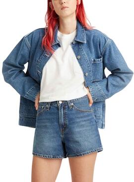 Shorts Levis 80er Jahre Blau für Frauen