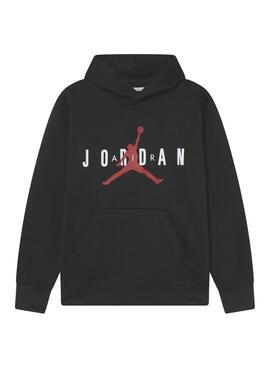 Pullover Jordan Jumpman Sustainable Schwarz Kinder