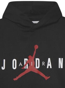 Pullover Jordan Jumpman Sustainable Schwarz Kinder