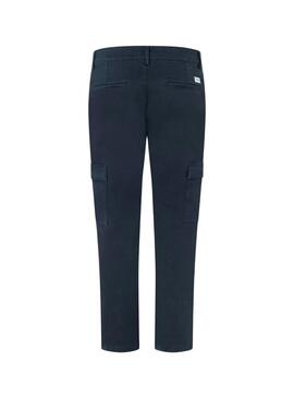 Hose Pepe Jeans Twill Marineblau für Herren