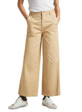 Hose Pepe Jeans Tasha Beige für Damen