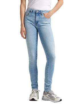 Jeanshose Pepe Jeans Skinny Blau Damen