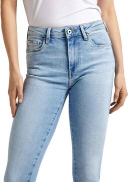 Jeanshose Pepe Jeans Skinny Blau Damen