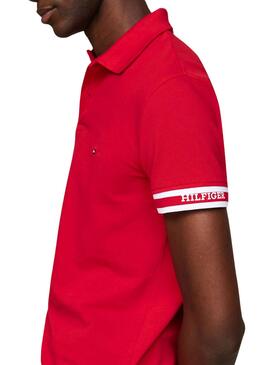 Polo Tommy Hilfiger Typ Rot für Männer