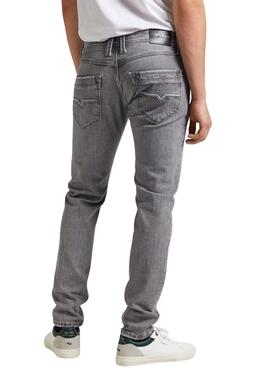 Jeans Hose Pepe Jeans Tapered Grau Herren