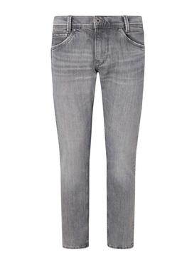 Jeans Hose Pepe Jeans Tapered Grau Herren