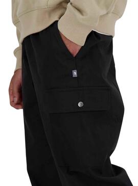 Hose New Balance Twill Schwarz für Herren