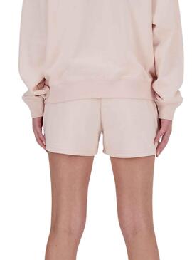 Shorts New Balance French Rosa für Damen