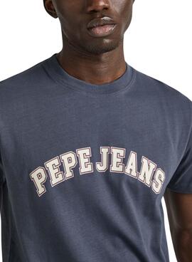 T-Shirt Pepe Jeans Clement Grau für Herren