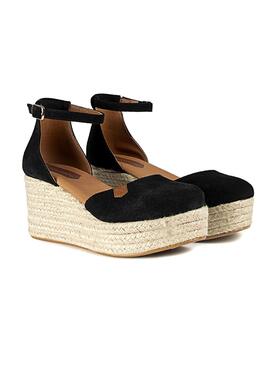 Sandalen Popa Cantalar Serraje Schwarz für Damen