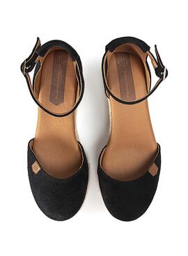 Sandalen Popa Cantalar Serraje Schwarz für Damen